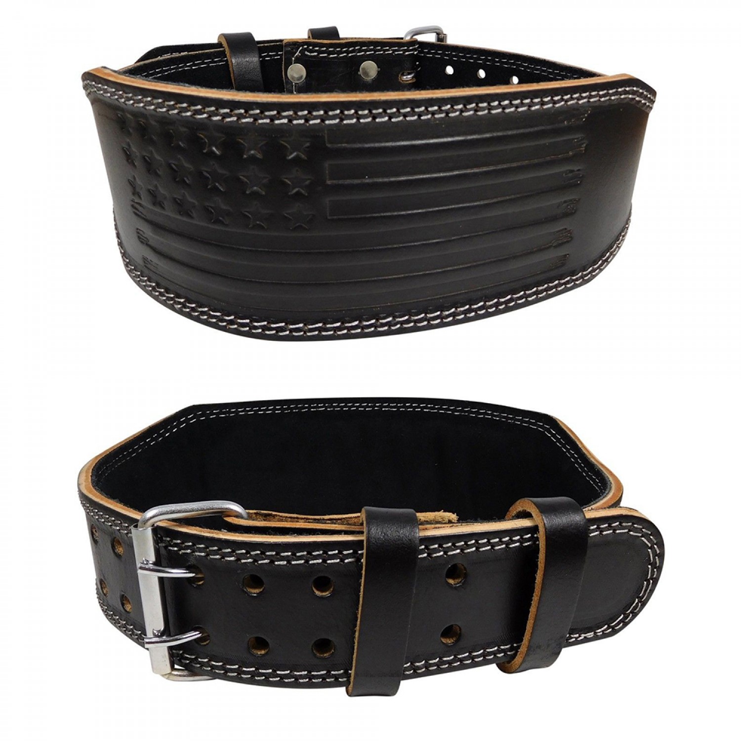 Leather Weight Lifting Belt